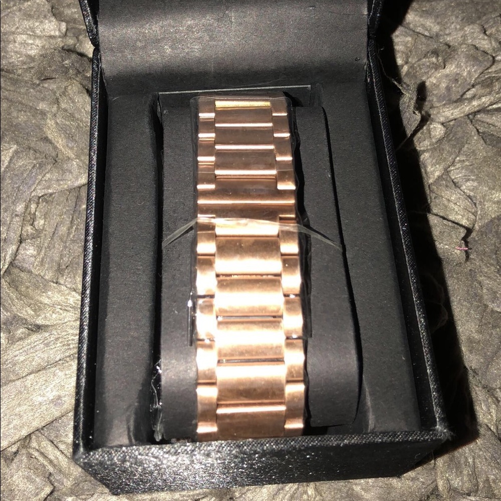Rose gold watch link band for FitBit2 new in box